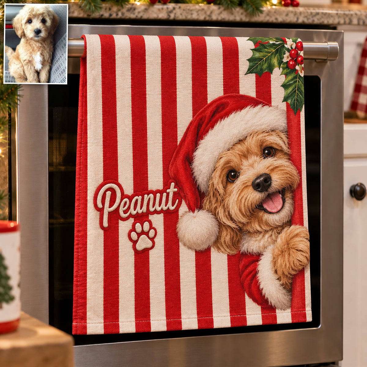 Funny Pet Kitchen Towel - Personalized Dog Towel