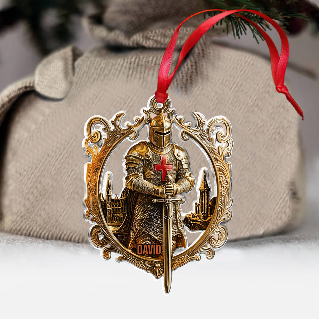 Knight Of God - Personalized Christian Ornament