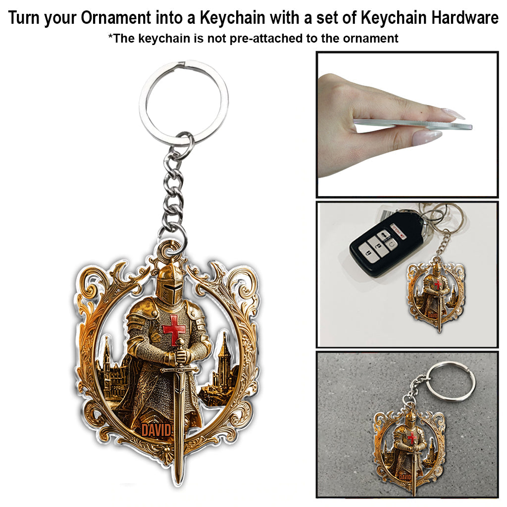 Knight Of God - Personalized Christian Ornament