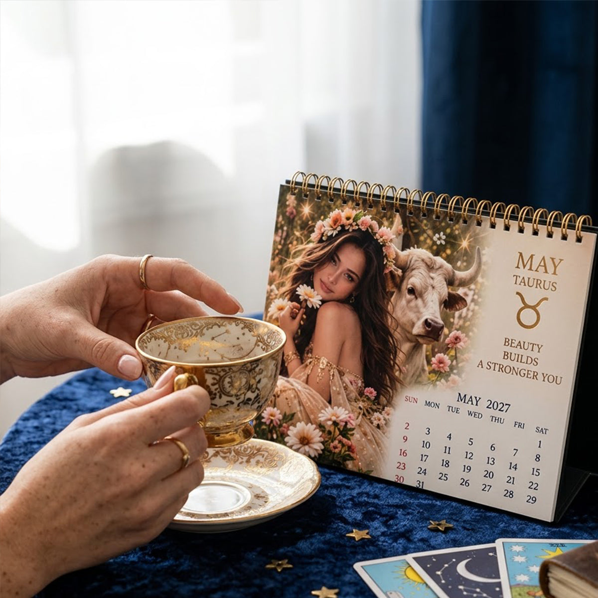 Zodiac Sign Inspiration - Personalized Horoscope Desk Calendar