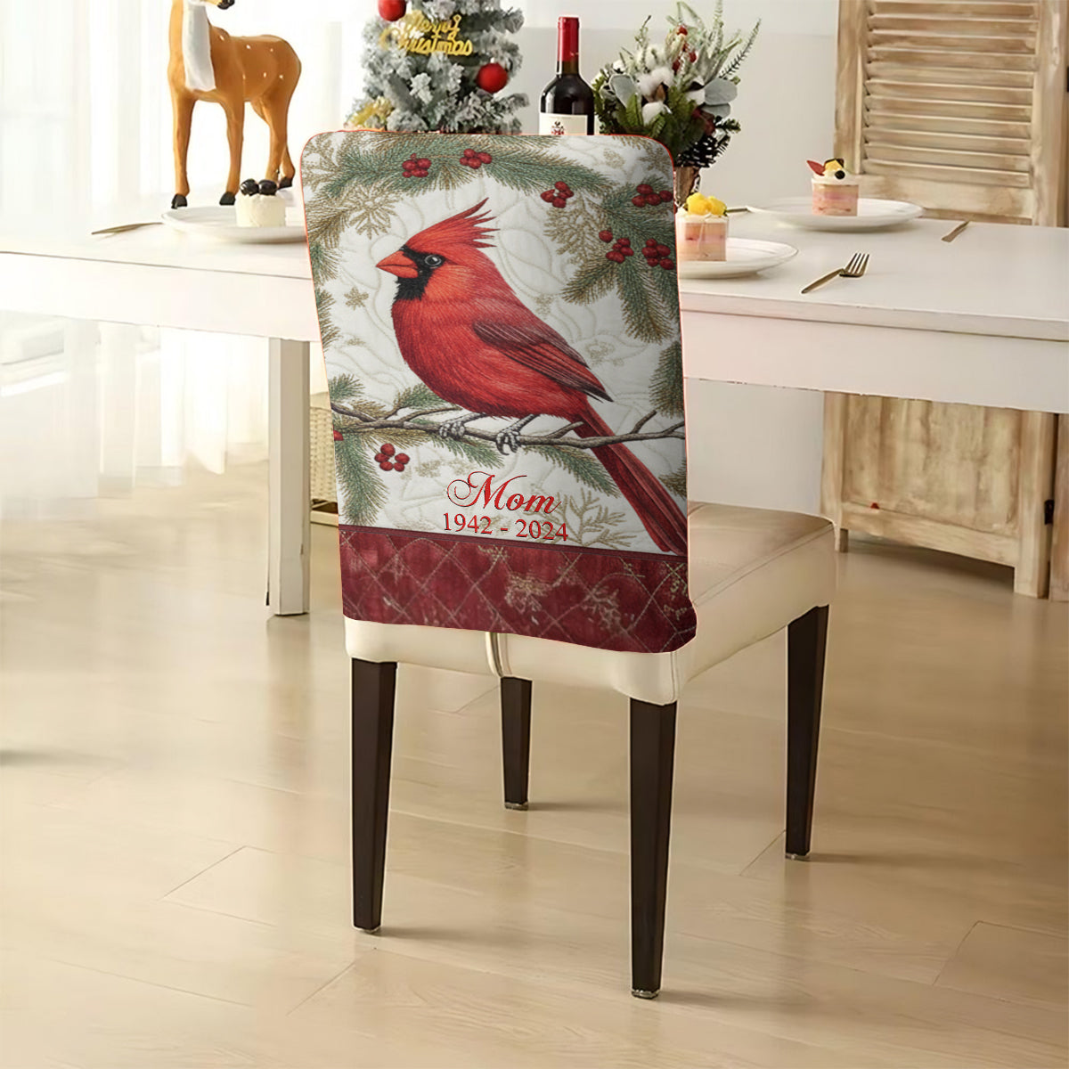 Cardinals I'm Always With You - Personalized Memorial Chair Cover Set