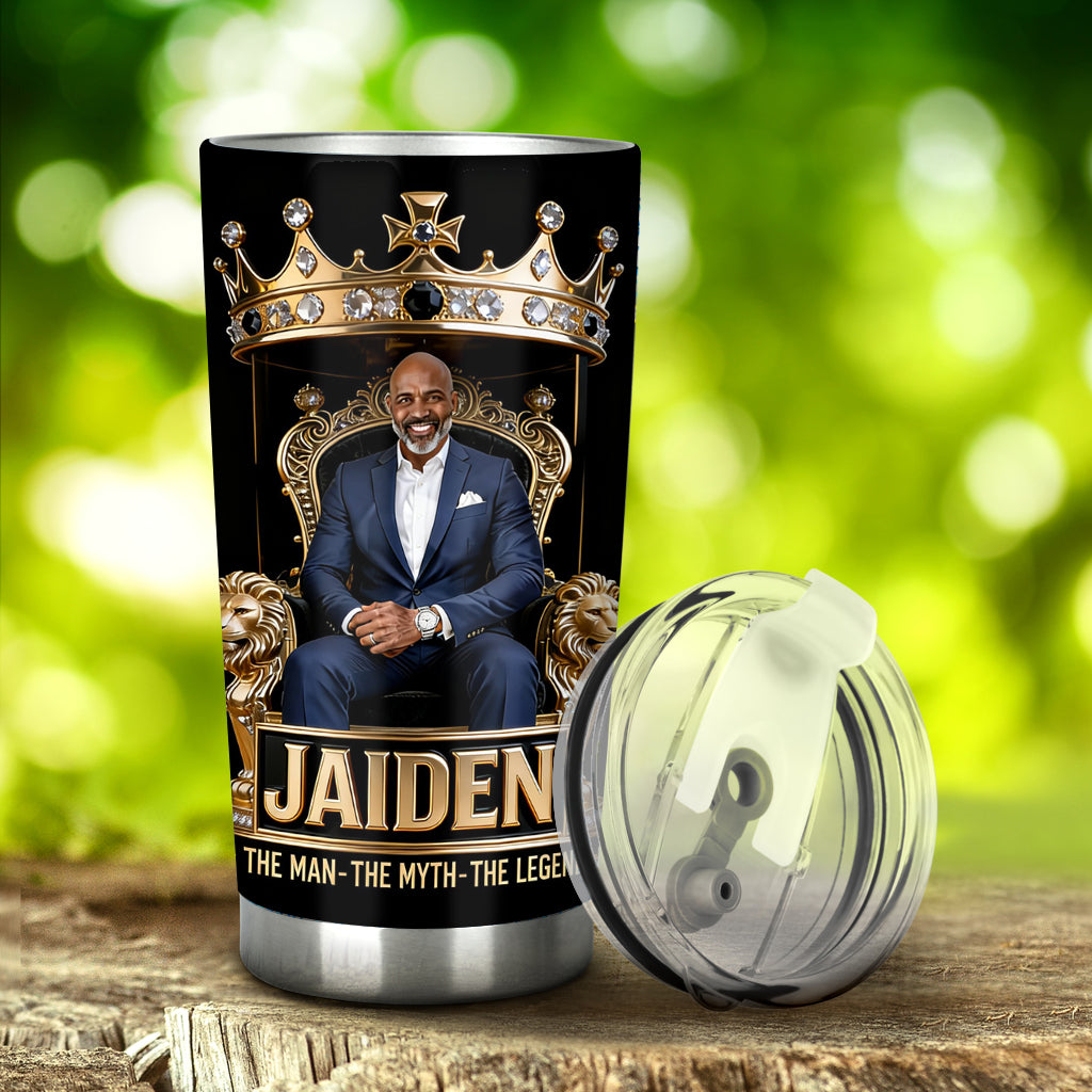 Personalisierter Vater Tumbler - Beste Dad/Opa/Onkel Foto