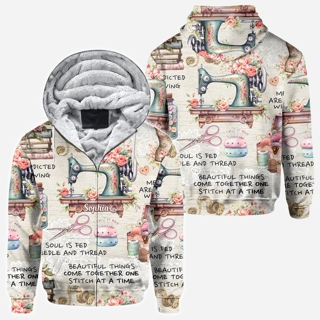 Accro à la couture - Chemise personnalisée à coudre sur tout le tissu