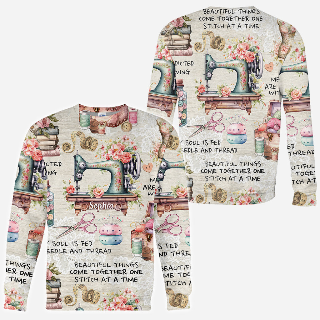 Accro à la couture - Chemise personnalisée à coudre sur tout le tissu