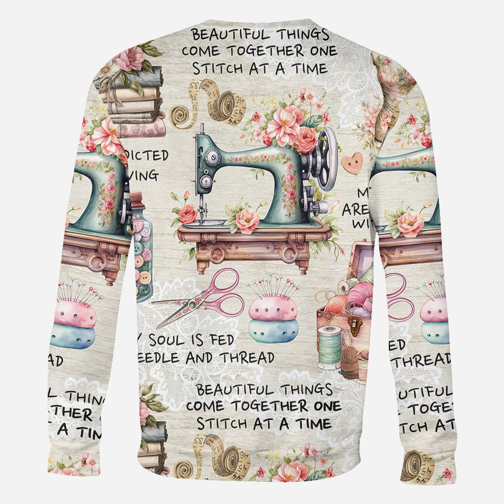 Accro à la couture - Chemise personnalisée à coudre sur tout le tissu