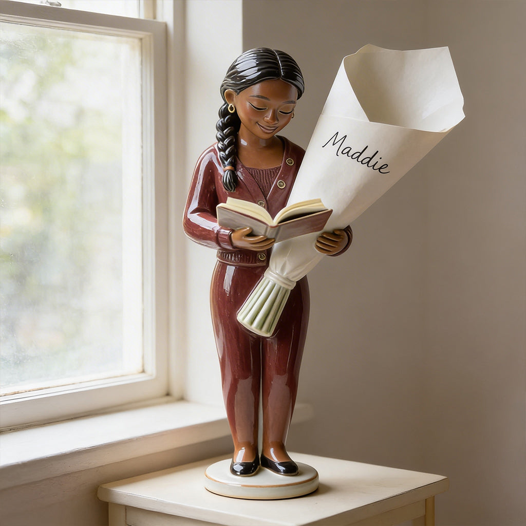 Bücherliebe - Personalisierter Buch-Acryltopf