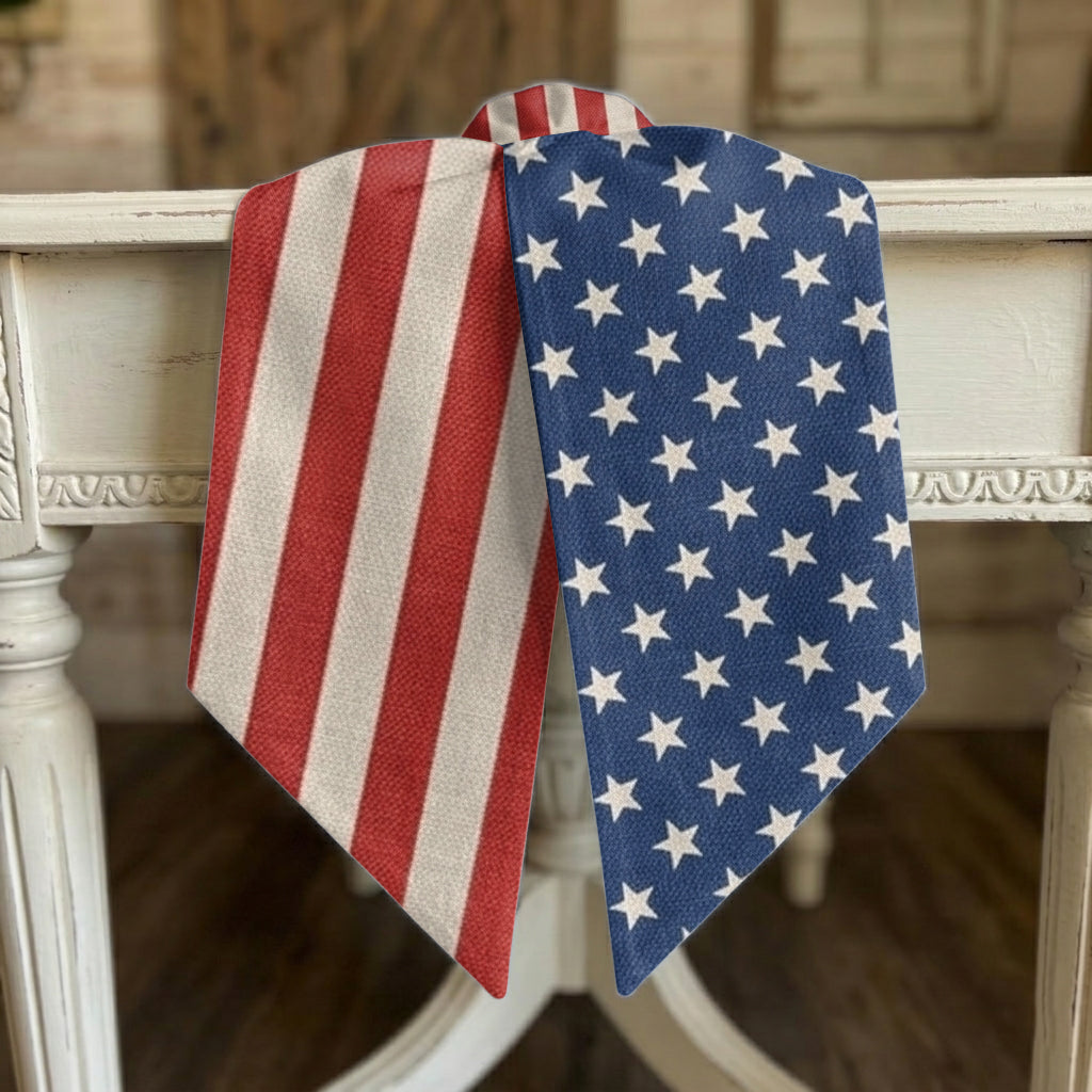250. Jubiläum - Personalisierbares Holzschild in Patriot-Form mit Schleife