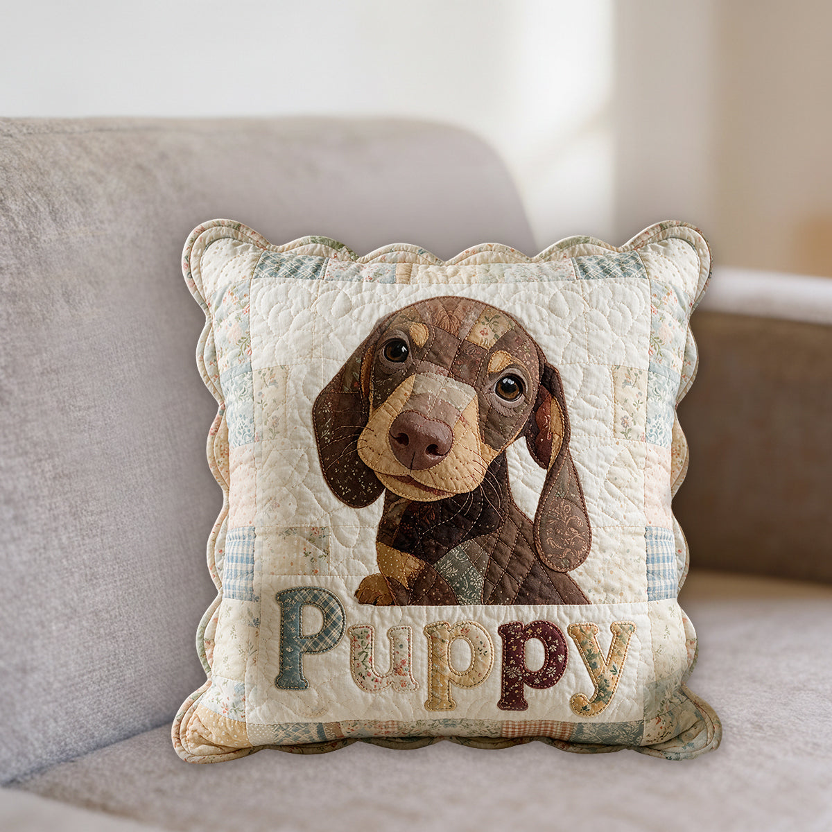Ich liebe meinen Hund, meine Katze - Personalisierte Premium Kunstfellkissen