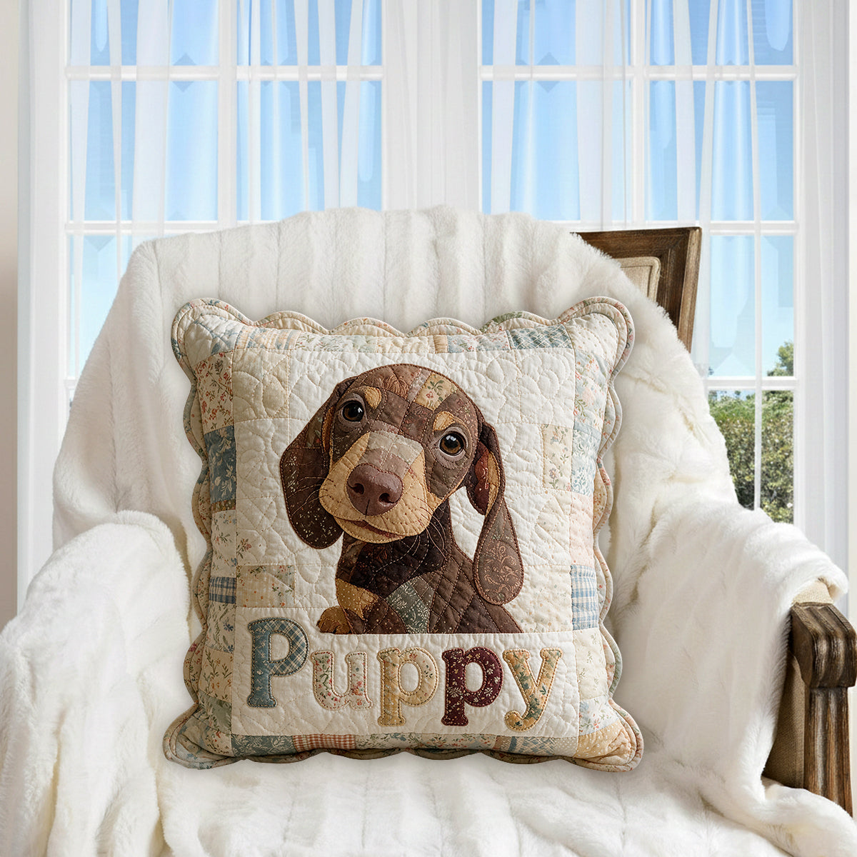 Ich liebe meinen Hund, meine Katze - Personalisierte Premium Kunstfellkissen