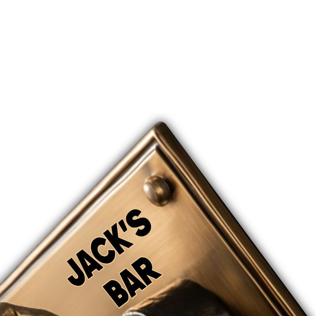 Beer Time - Gift For Bar - Personalized Beer Cut Metal Sign