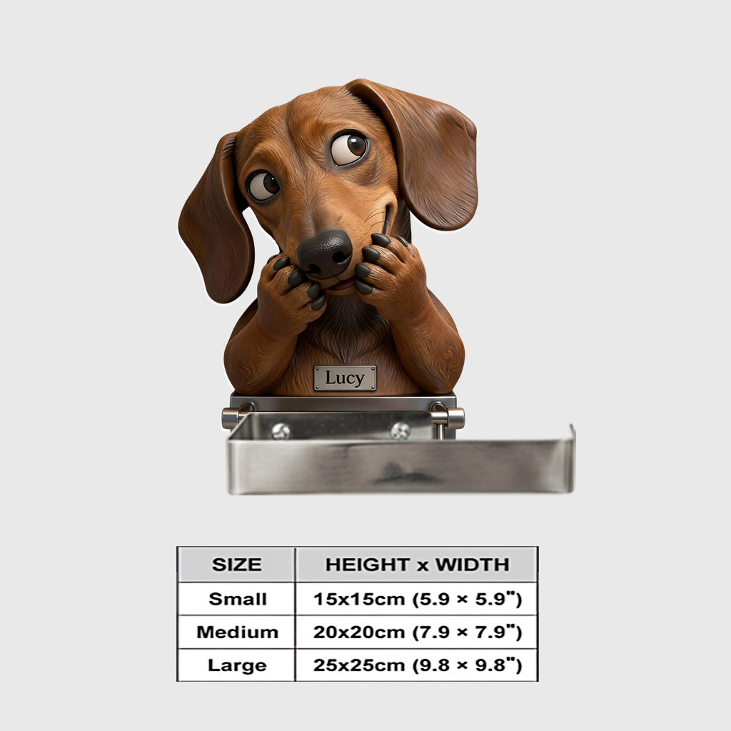 Custom Any Photo - Personalized Dog Toilet Paper Holder