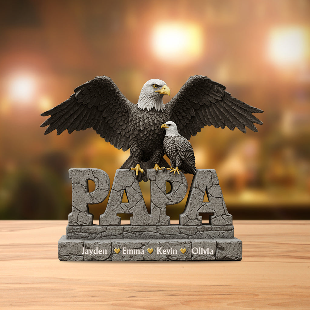 Best Dad Ever - Personalized Father Custom Shaped Acrylic Plaque