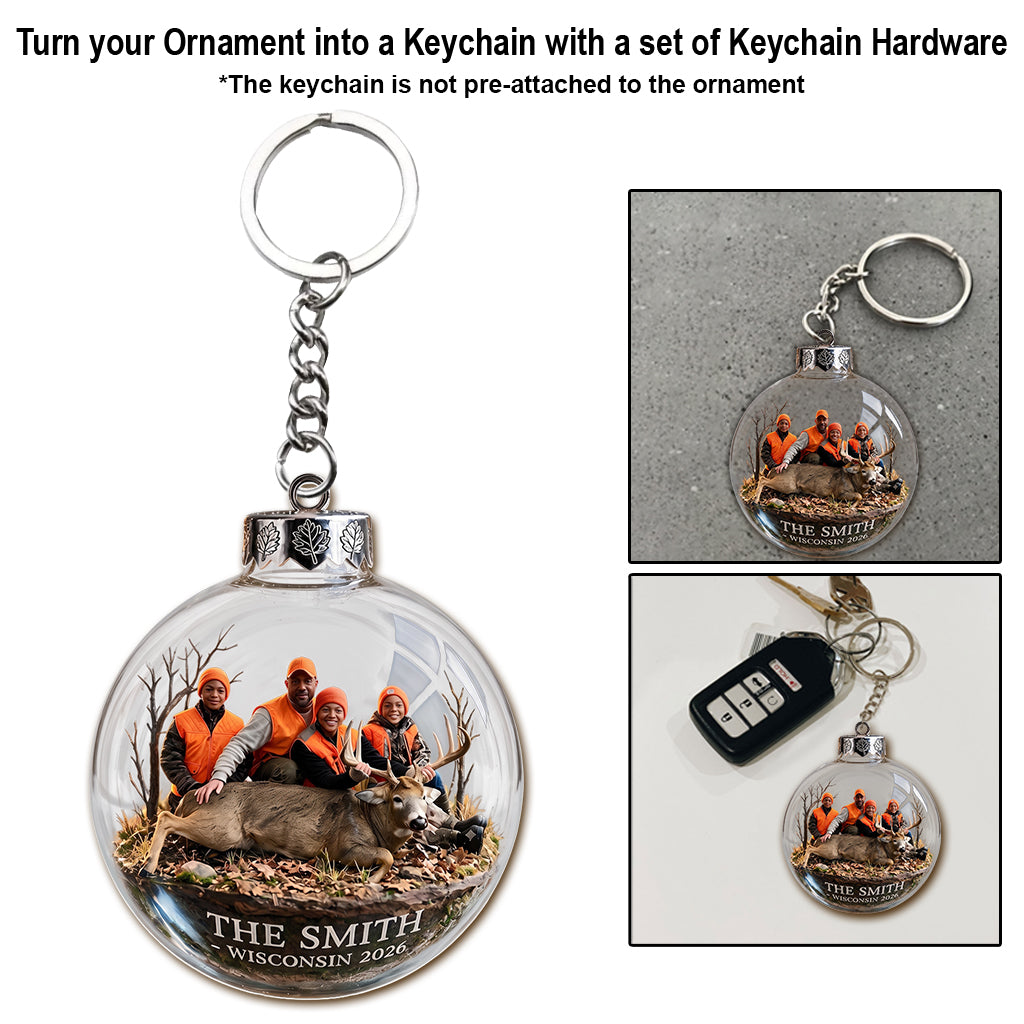Custom Photo Hunter - Personalized Hunting Ornament