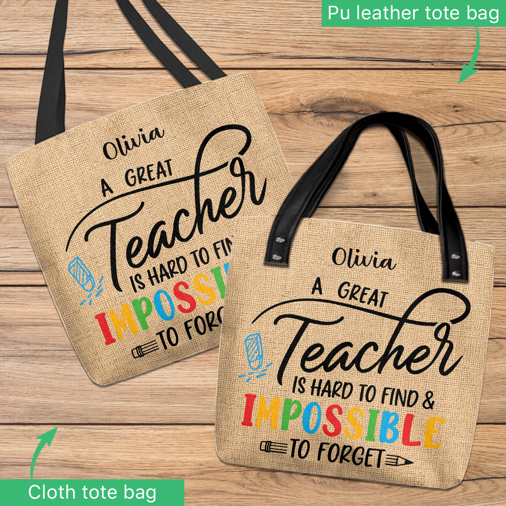 Back To School - Personalized Teacher Tote Bag
