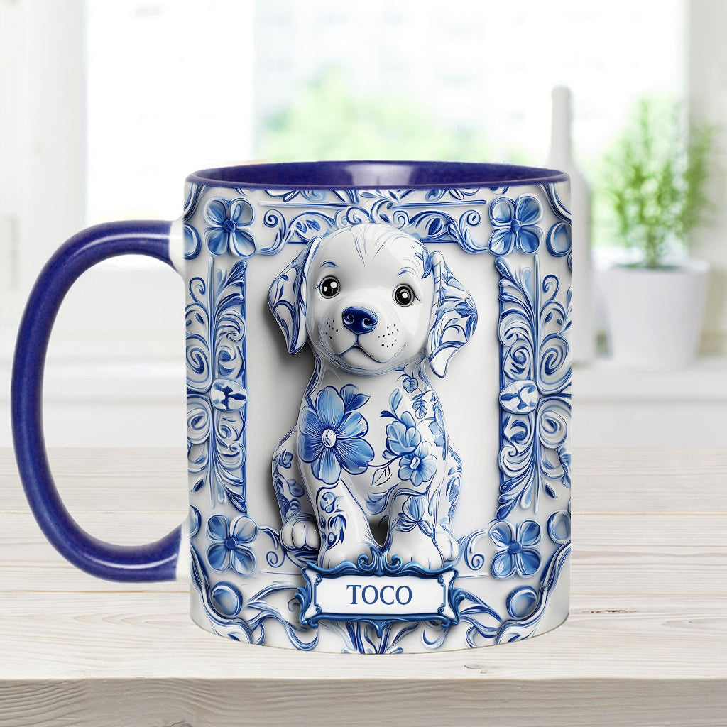 Niedlicher Labrador Retriever – personalisierte Tasse mit Hundemotiv