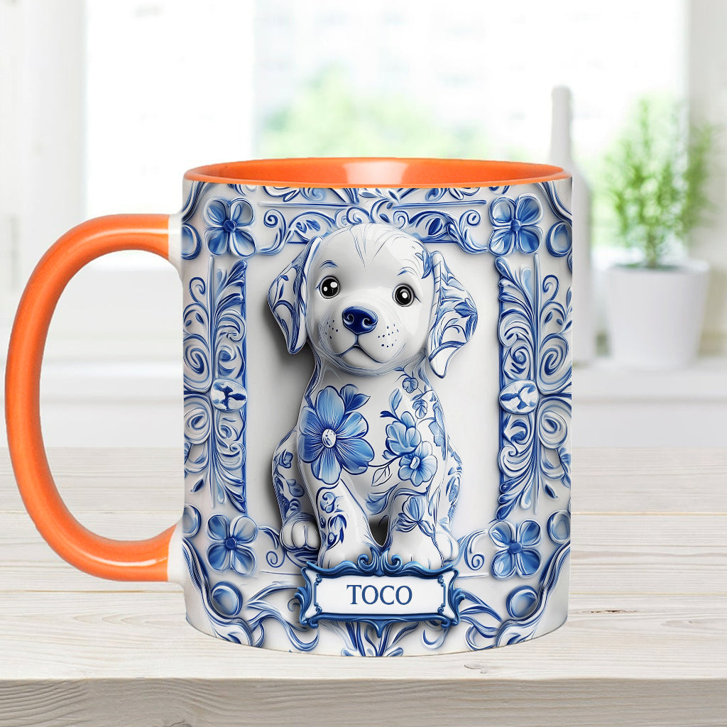 Niedlicher Labrador Retriever – personalisierte Tasse mit Hundemotiv