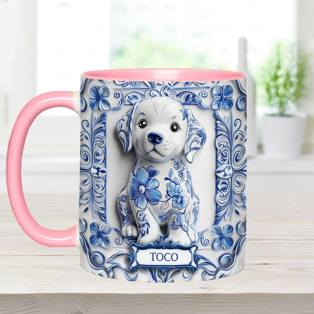 Niedlicher Labrador Retriever – personalisierte Tasse mit Hundemotiv