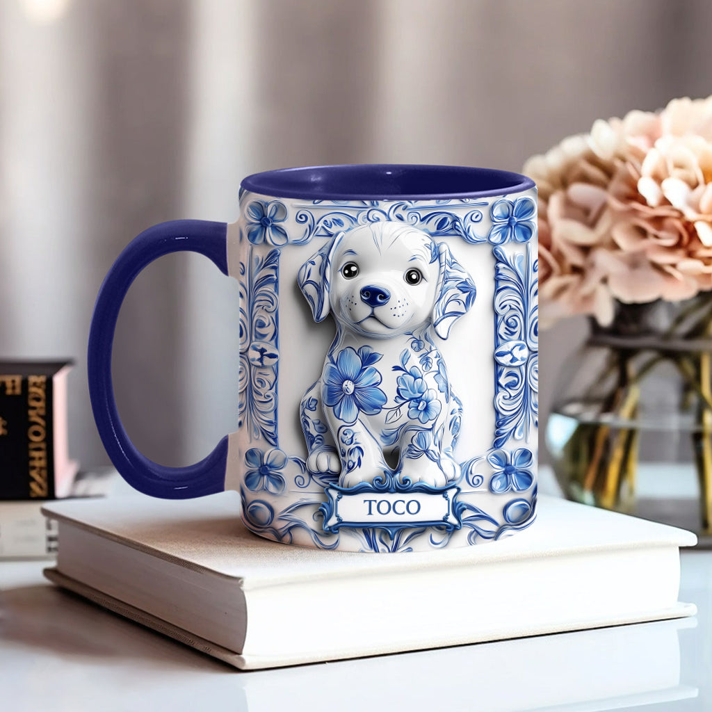 Niedlicher Labrador Retriever – personalisierte Tasse mit Hundemotiv