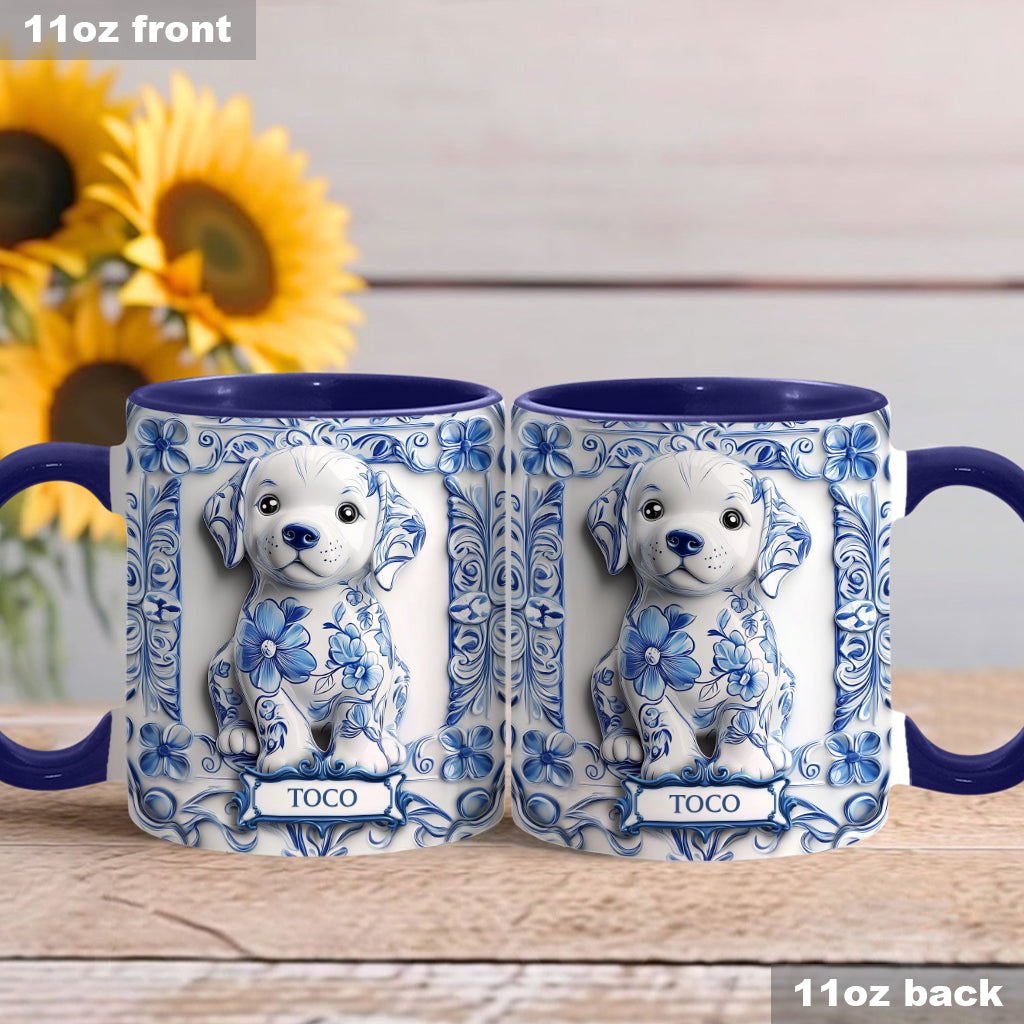 Niedlicher Labrador Retriever – personalisierte Tasse mit Hundemotiv