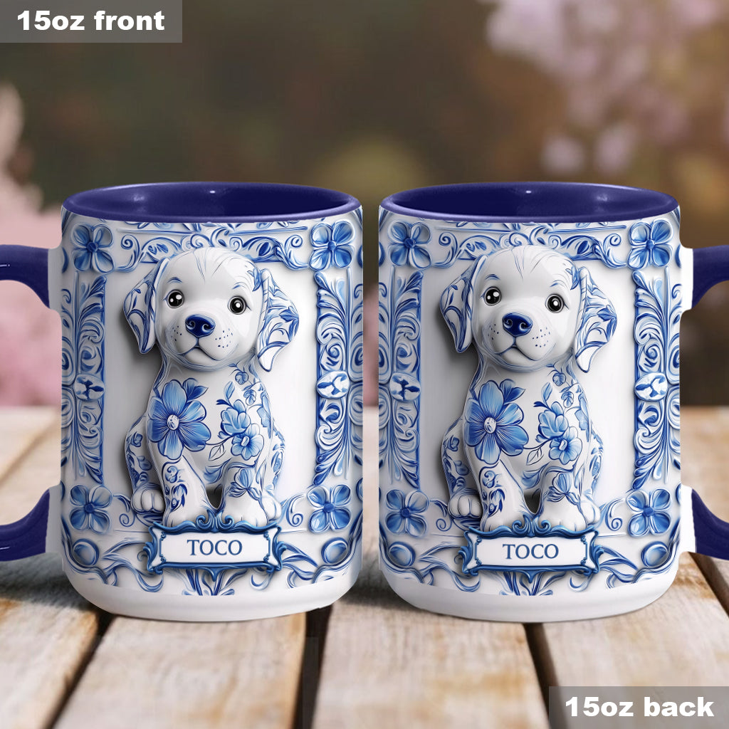 Niedlicher Labrador Retriever – personalisierte Tasse mit Hundemotiv