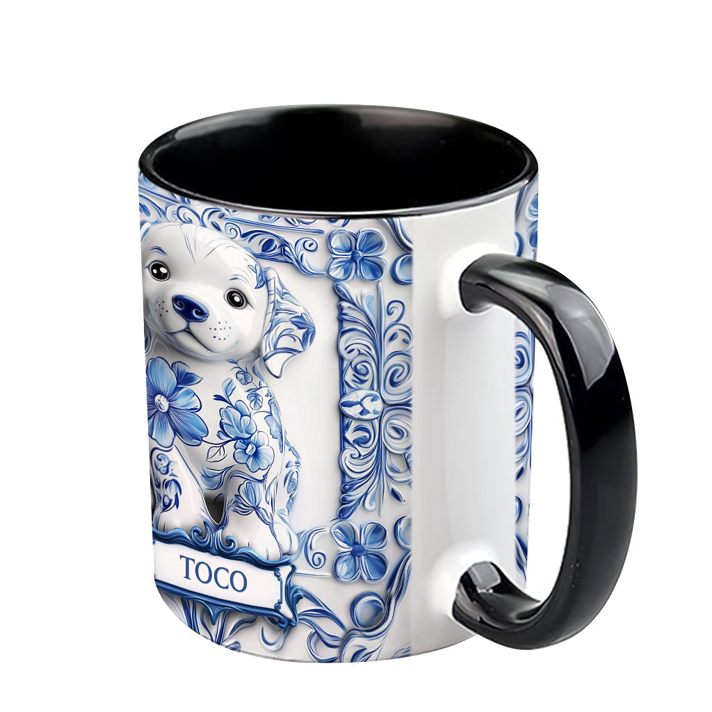 Niedlicher Labrador Retriever – personalisierte Tasse mit Hundemotiv