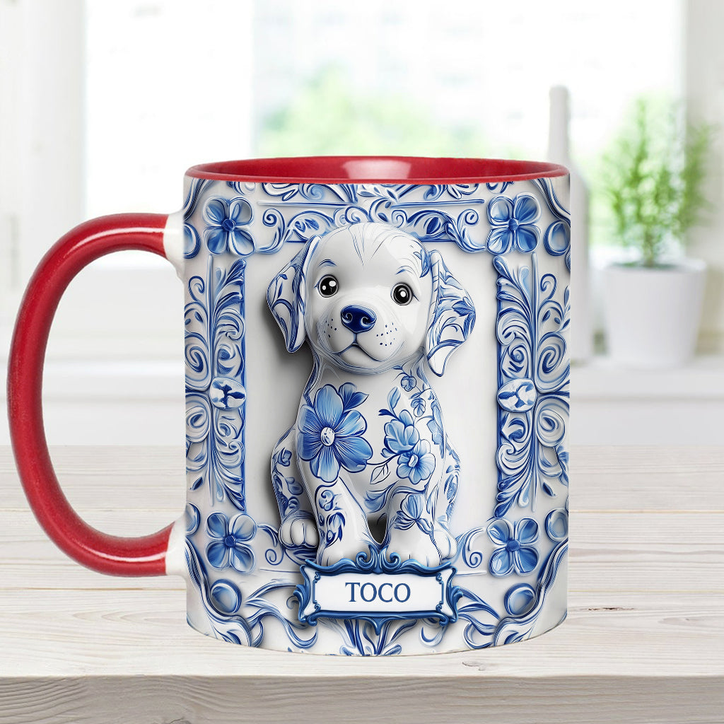 Niedlicher Labrador Retriever – personalisierte Tasse mit Hundemotiv