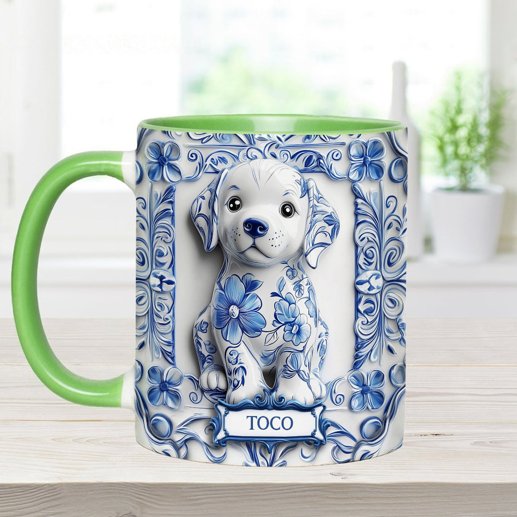 Niedlicher Labrador Retriever – personalisierte Tasse mit Hundemotiv
