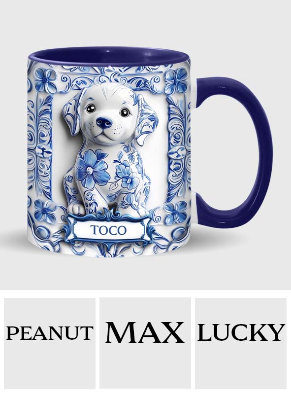 Niedlicher Labrador Retriever – personalisierte Tasse mit Hundemotiv