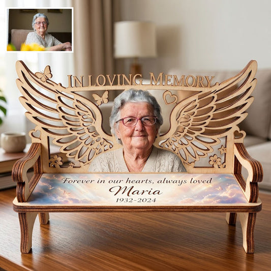 Memorial Bench - Personalized Memorial Wooden Bench