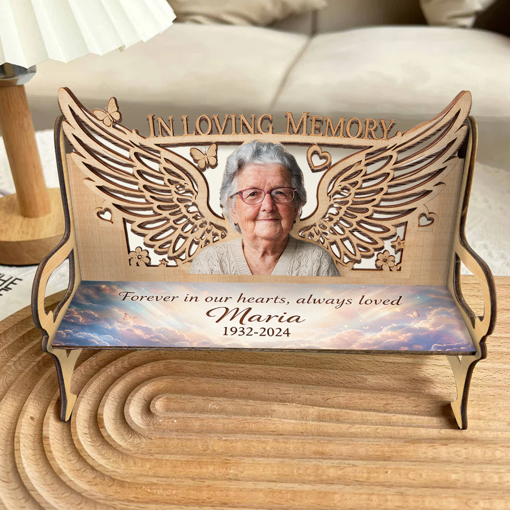 Memorial Bench - Personalized Memorial Wooden Bench