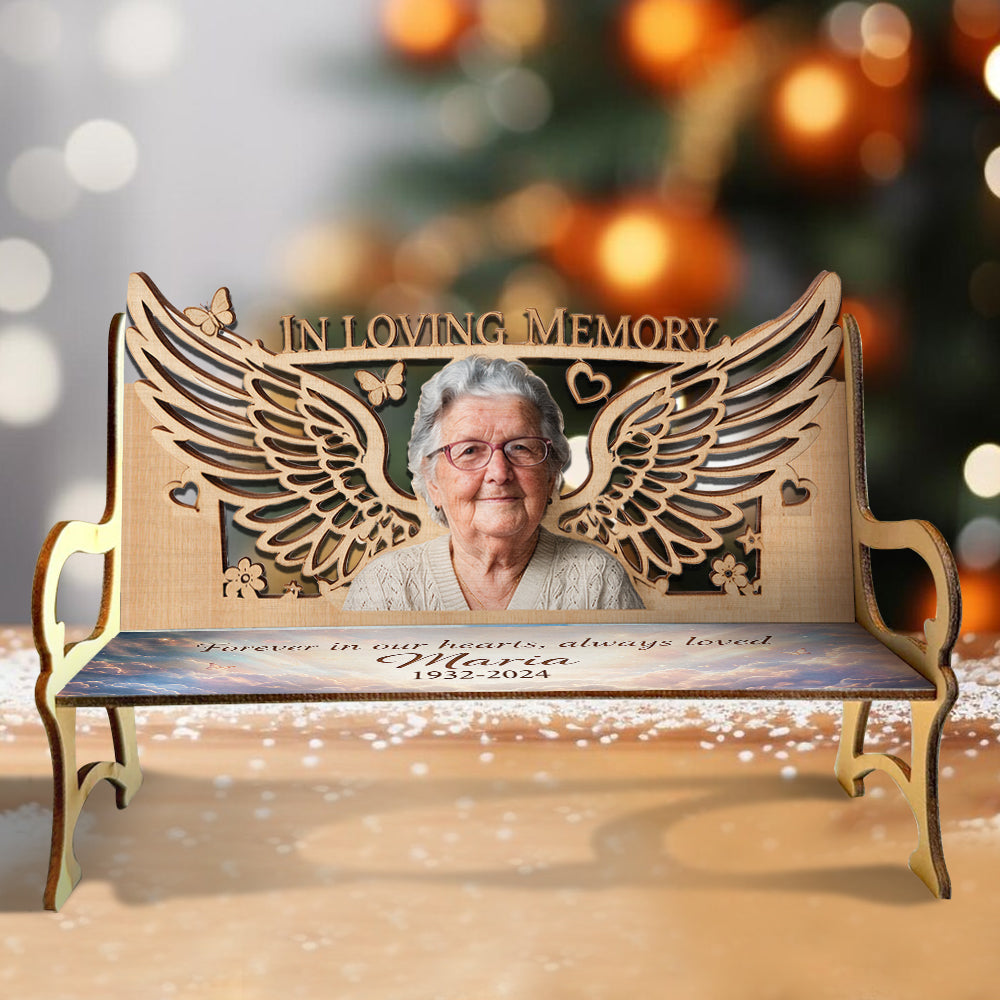 Memorial Bench - Personalized Memorial Wooden Bench