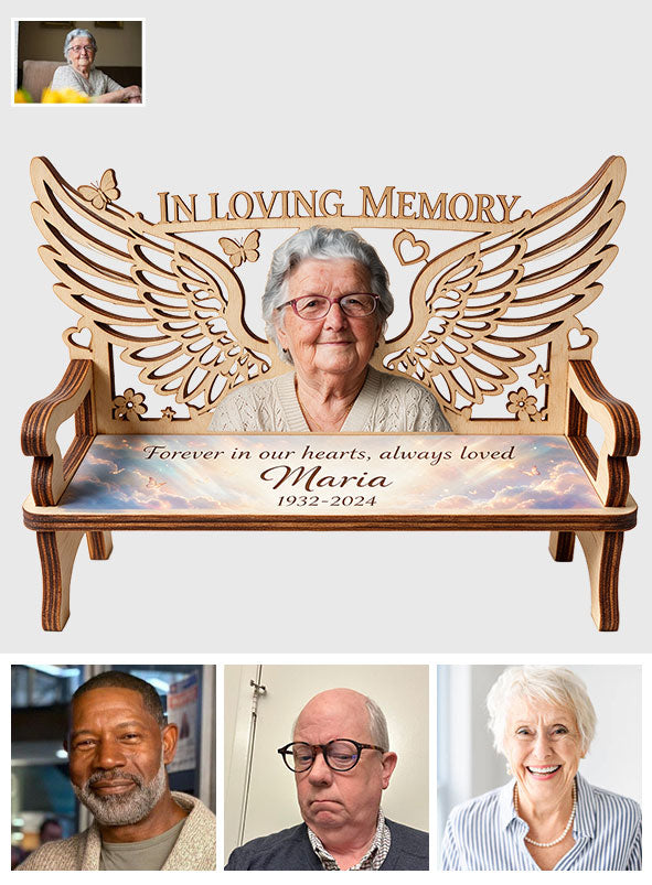 Memorial Bench - Personalized Memorial Wooden Bench