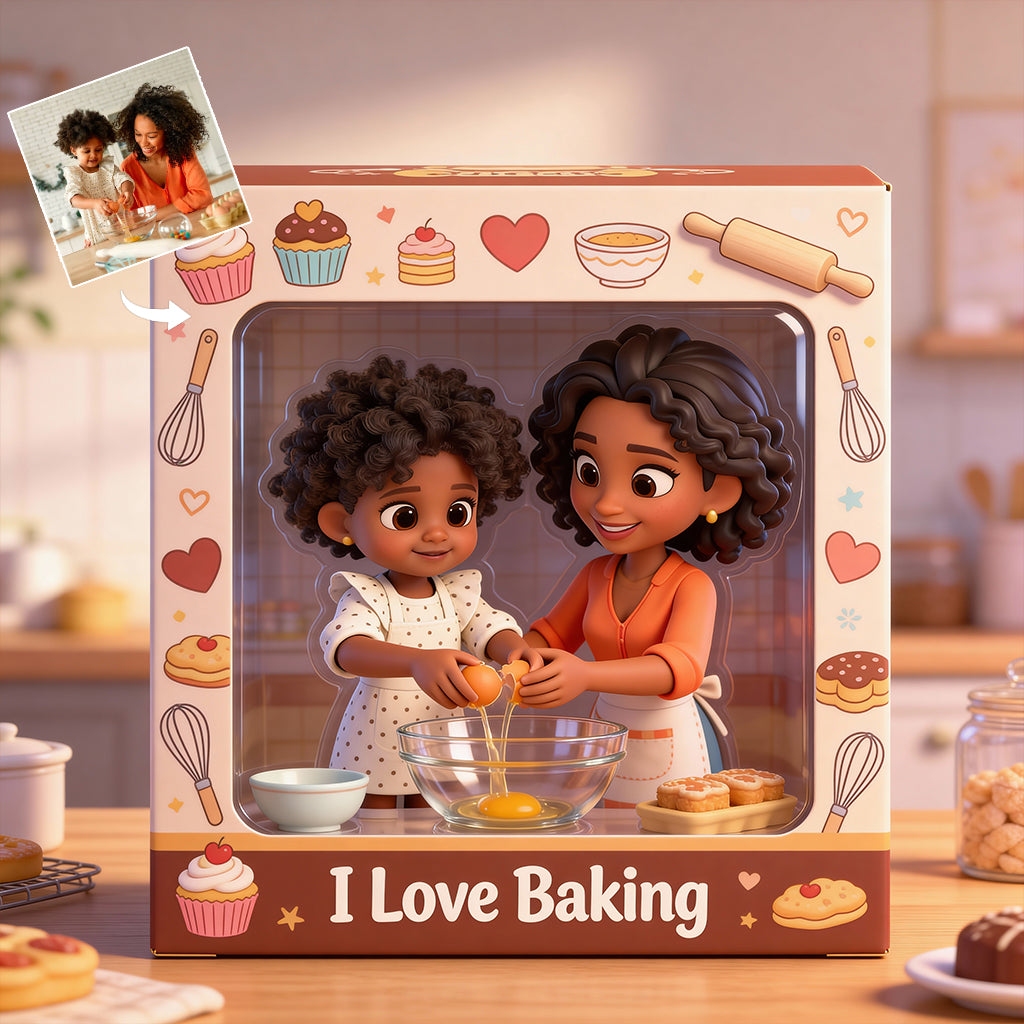 Love Baking - Personalized Baking Custom Shaped Acrylic Plaque