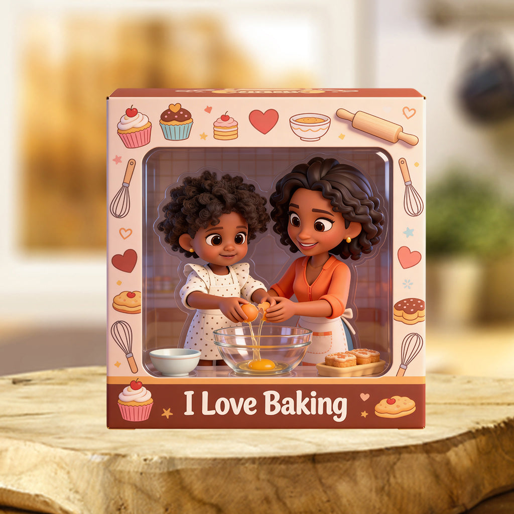 Love Baking - Personalized Baking Custom Shaped Acrylic Plaque