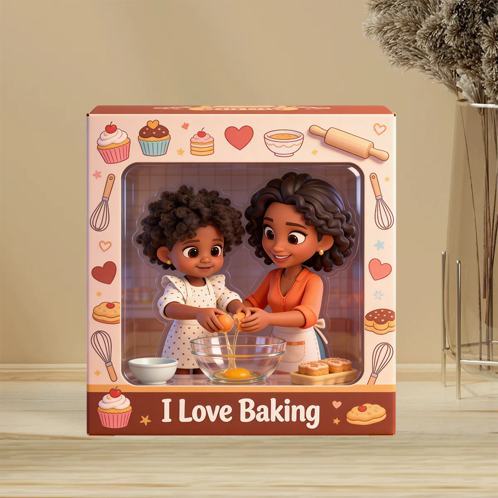 Love Baking - Personalized Baking Custom Shaped Acrylic Plaque