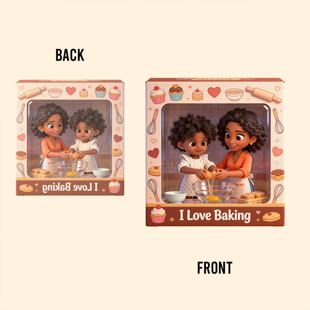 Love Baking - Personalized Baking Custom Shaped Acrylic Plaque