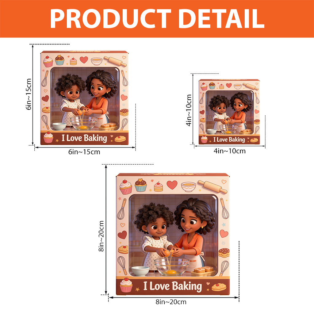 Love Baking - Personalized Baking Custom Shaped Acrylic Plaque