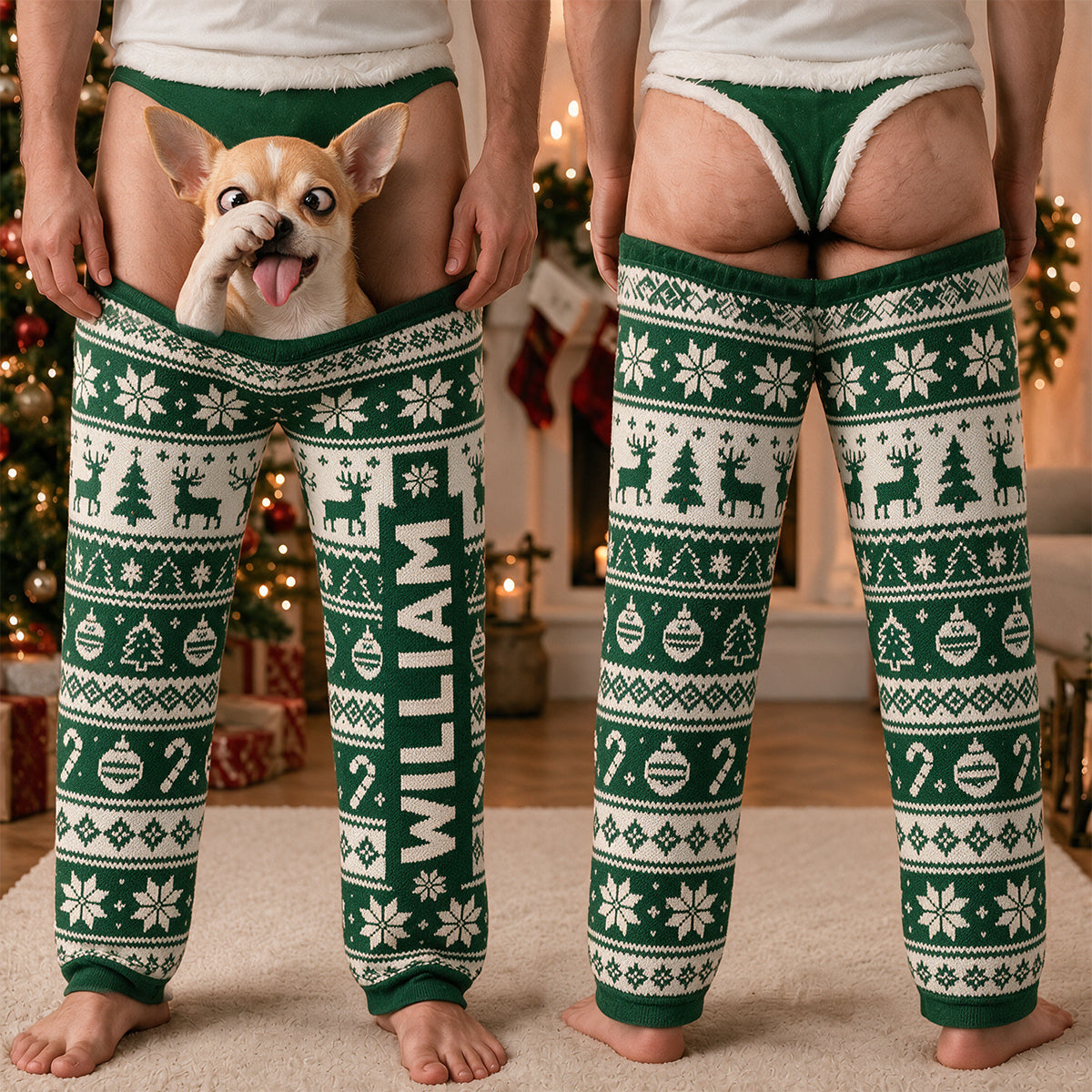 Ekelhafte Hunde - Personalisierte Unisex-Hundeshort