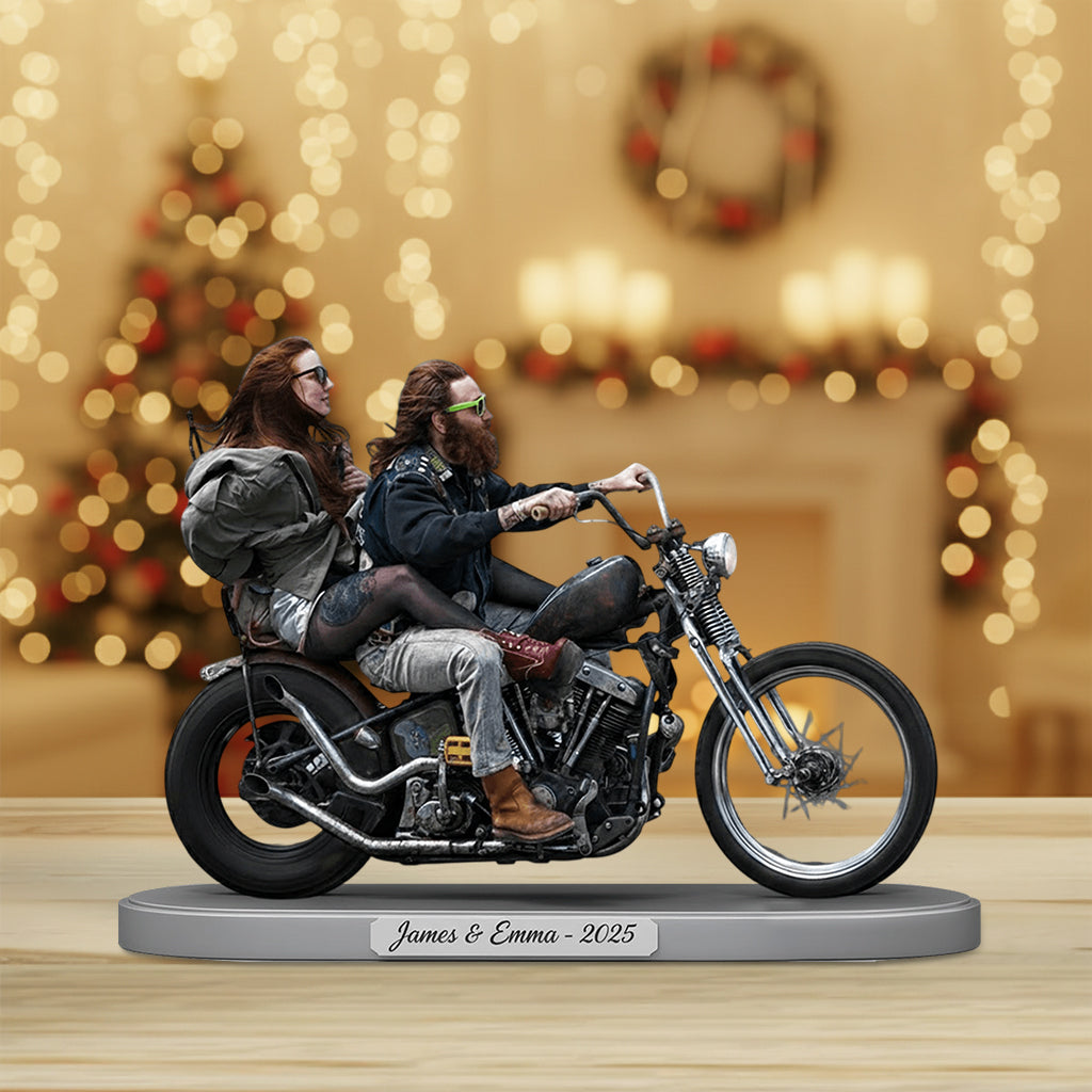 Partenaires de route pour la vie - Plaque acrylique personnalisée pour motards