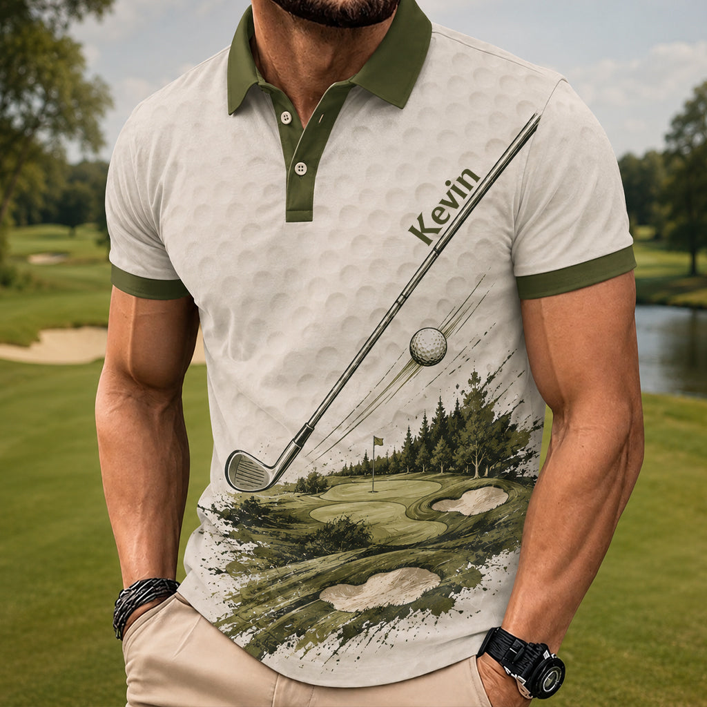 Love Golf - Personalized Golf Polo Shirt