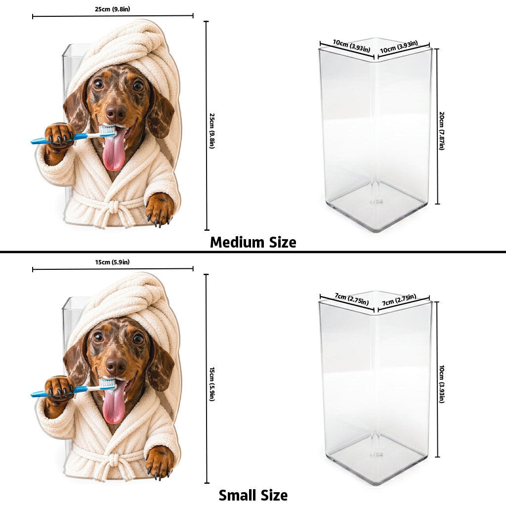 Niedlicher Haustier, Geschenk für Tierliebhaber - Personalisierter Hund Acryltopf