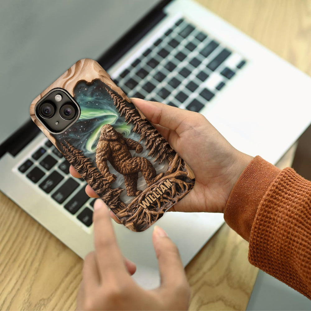 Into The Forest I Go - Personalized Hiking Full Print Phone Case