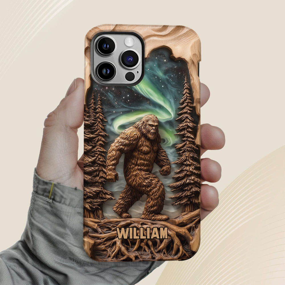 Into The Forest I Go - Personalized Hiking Full Print Phone Case