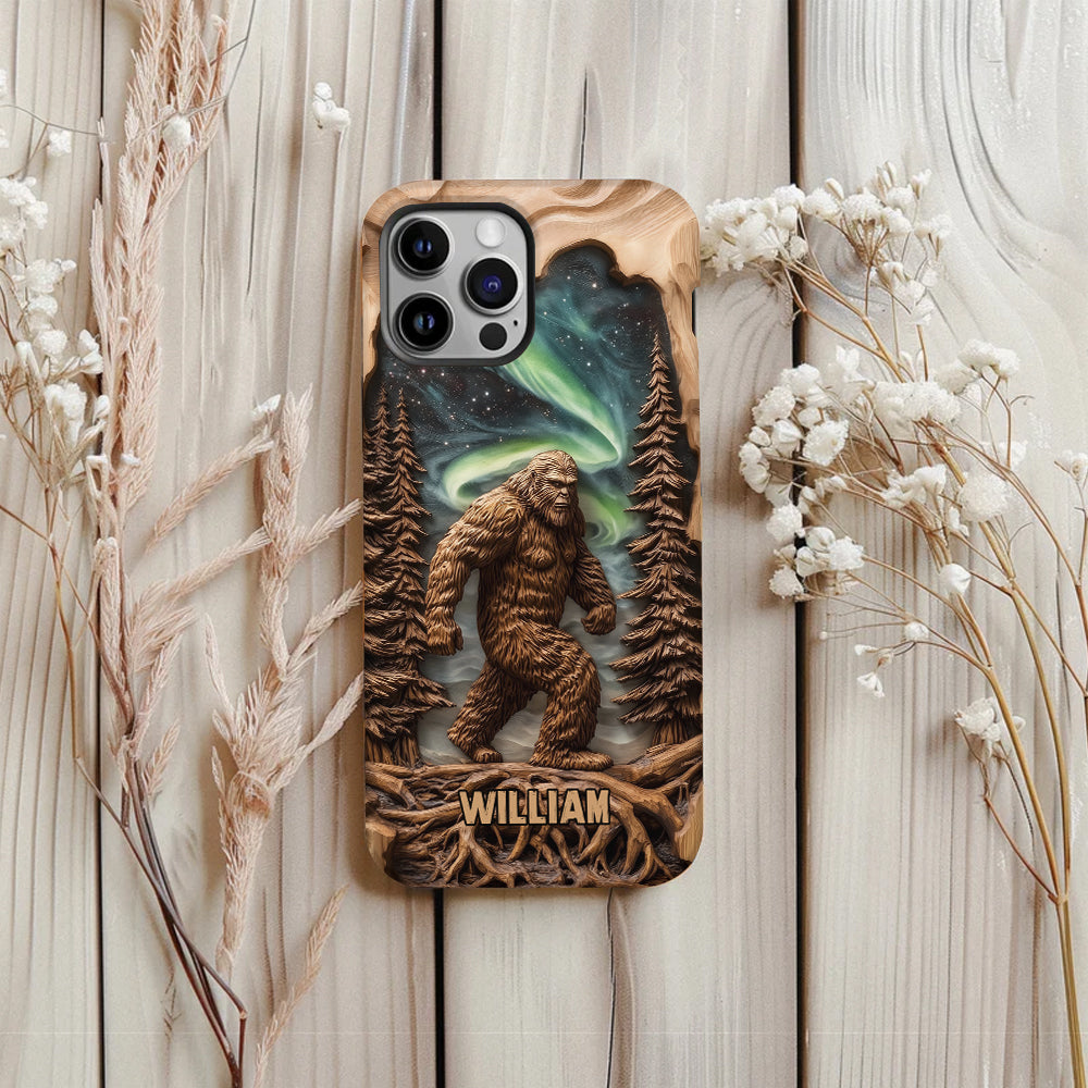 Into The Forest I Go - Personalized Hiking Full Print Phone Case