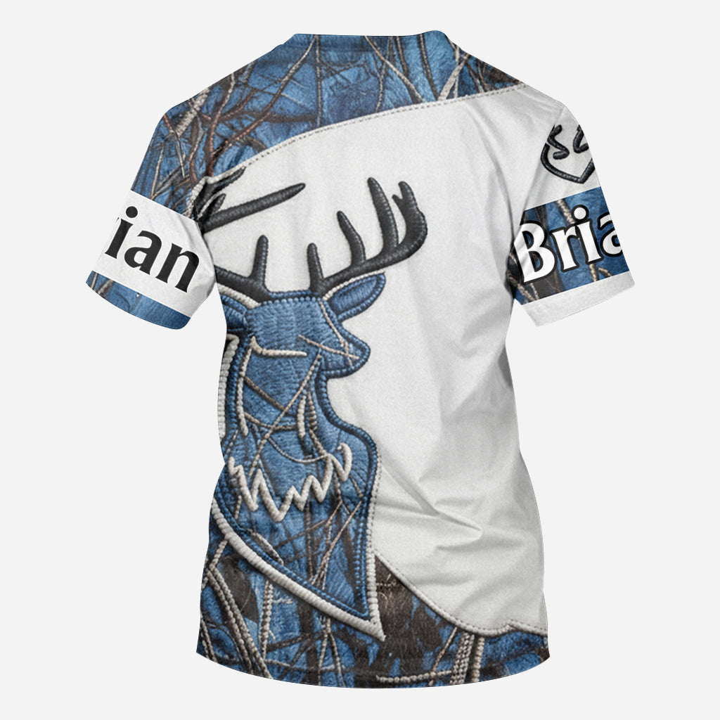 T-shirts assortis pour couples, T-shirt de chasse assorti pour couples - T-shirt de chasse personnalisé sur toute la surface