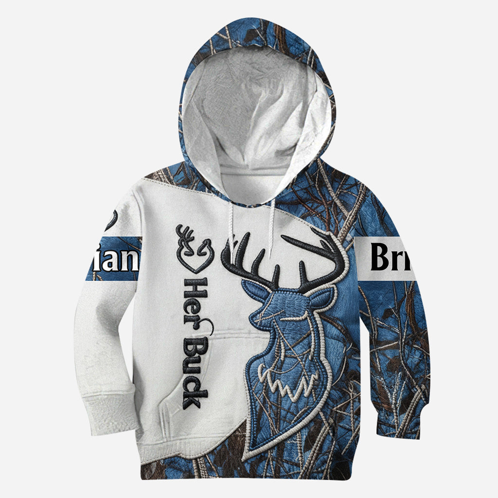 T-shirts assortis pour couples, T-shirt de chasse assorti pour couples - T-shirt de chasse personnalisé sur toute la surface