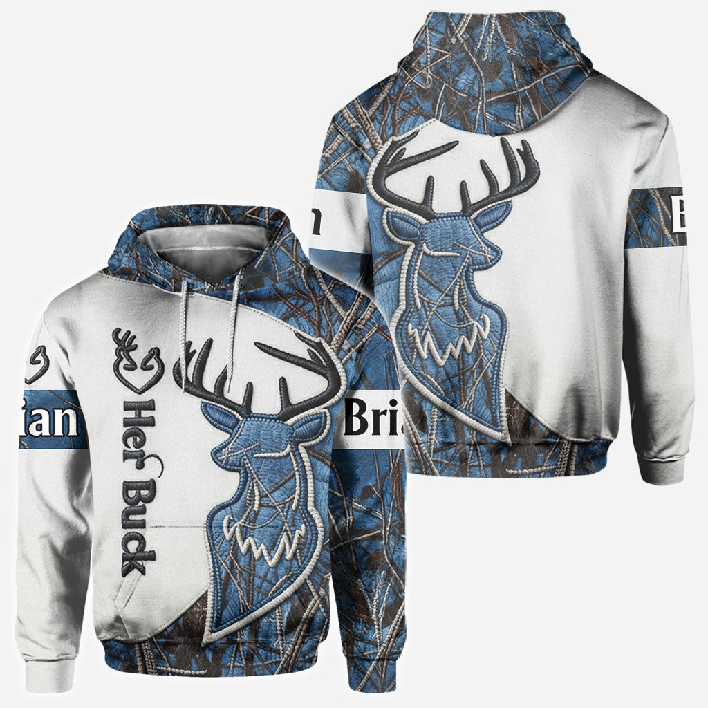 T-shirts assortis pour couples, T-shirt de chasse assorti pour couples - T-shirt de chasse personnalisé sur toute la surface