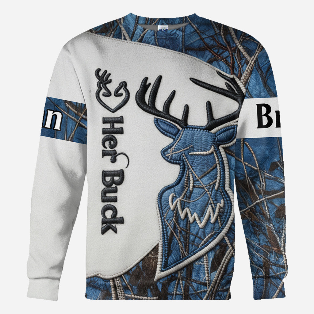 T-shirts assortis pour couples, T-shirt de chasse assorti pour couples - T-shirt de chasse personnalisé sur toute la surface