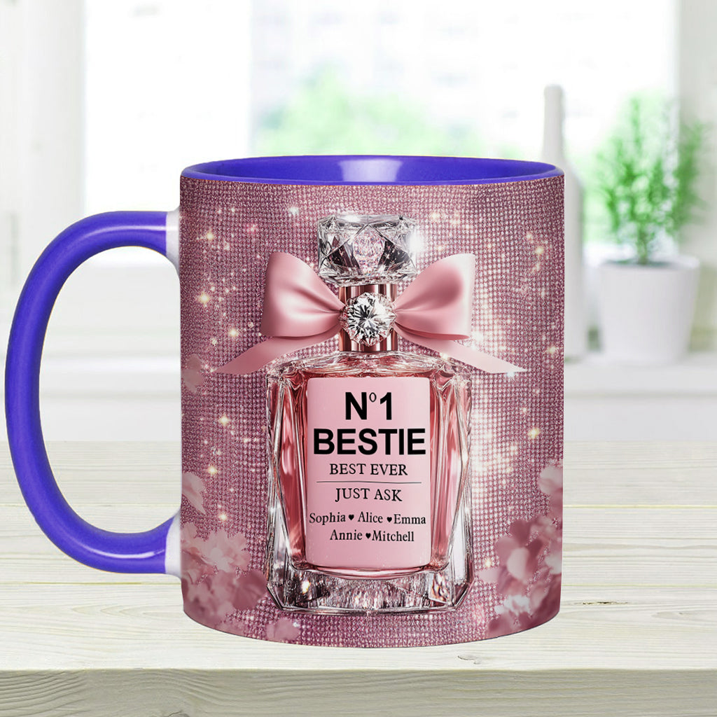 N01 Besties - Personalized Bestie Accent Mug