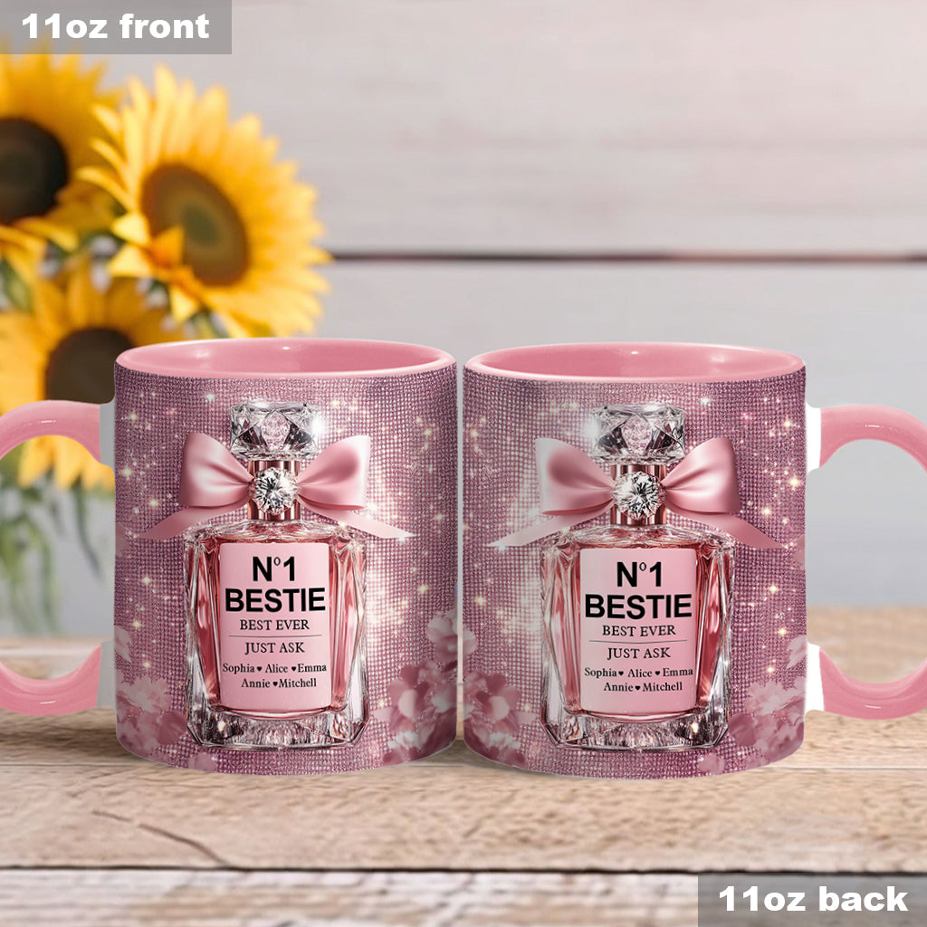 N01 Besties - Personalized Bestie Accent Mug